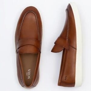 Noha BROWN BUFFON | SOCIAL CASUAL Men’s Leather Loafers Sz 41